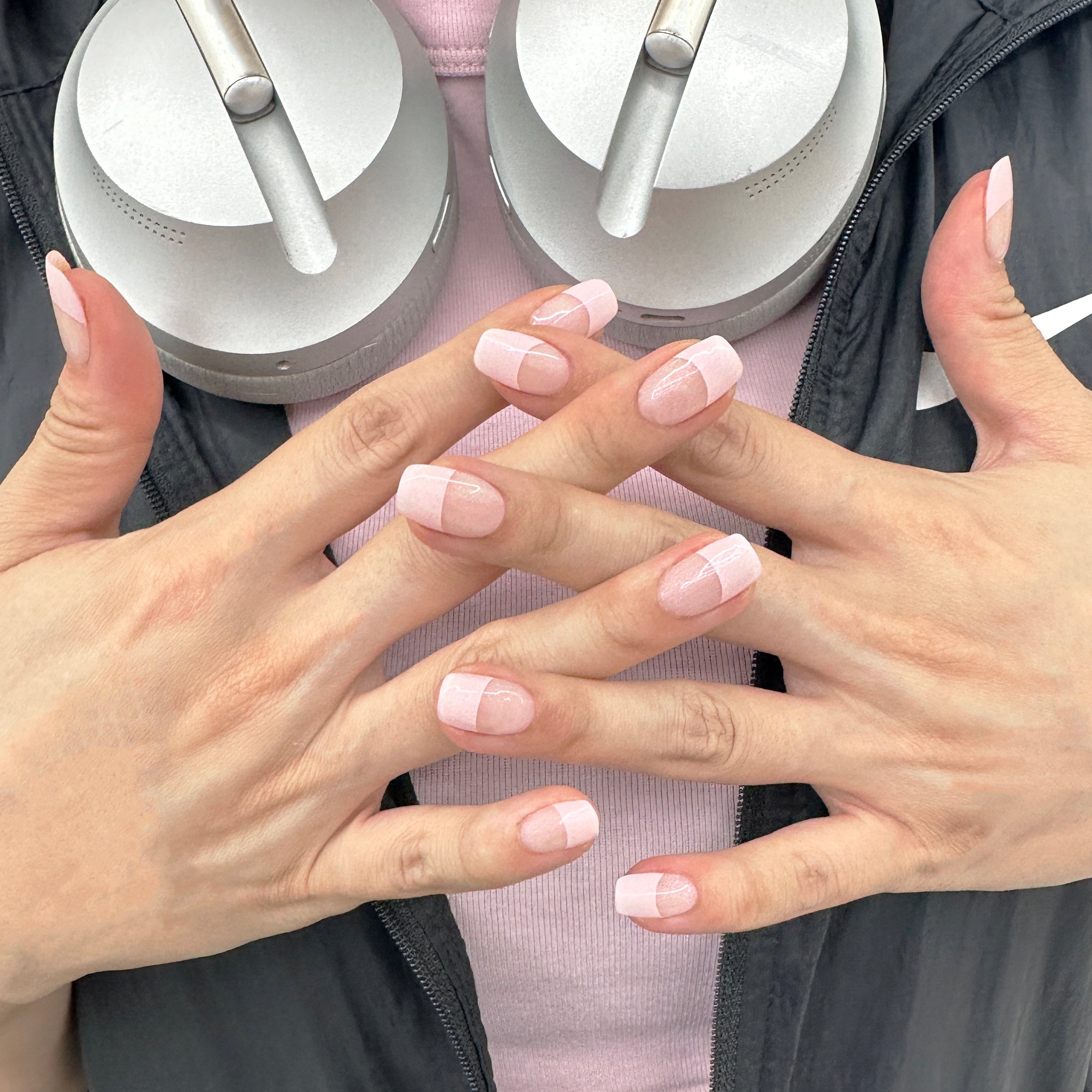 글로시 핑크 프렌치 Glossy Pink French