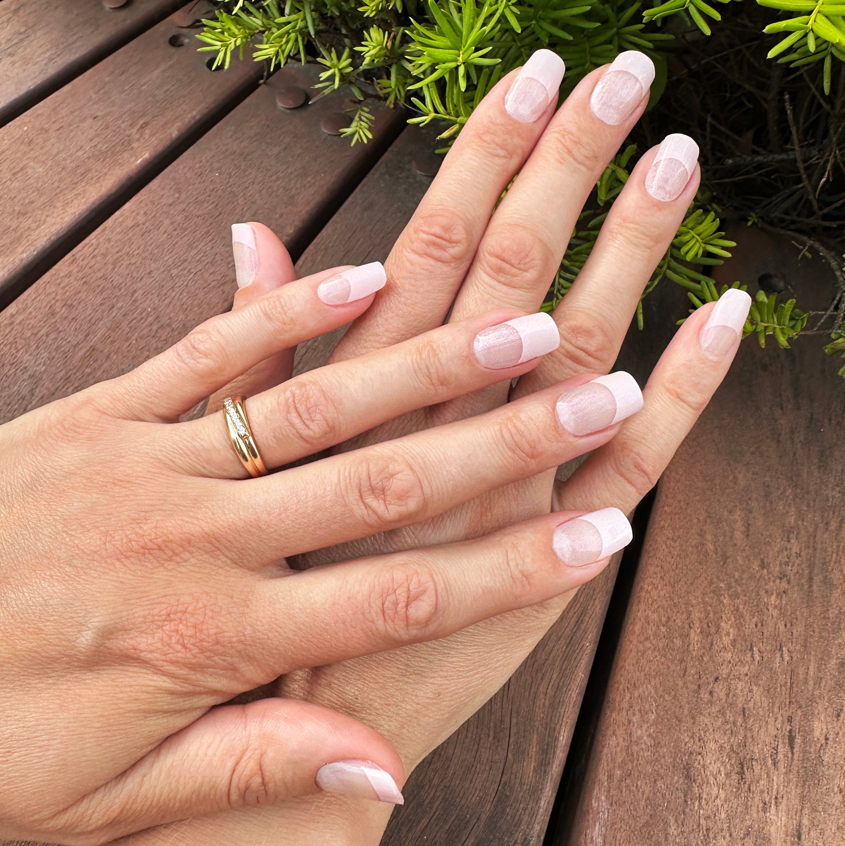 글로시 핑크 프렌치 Glossy Pink French