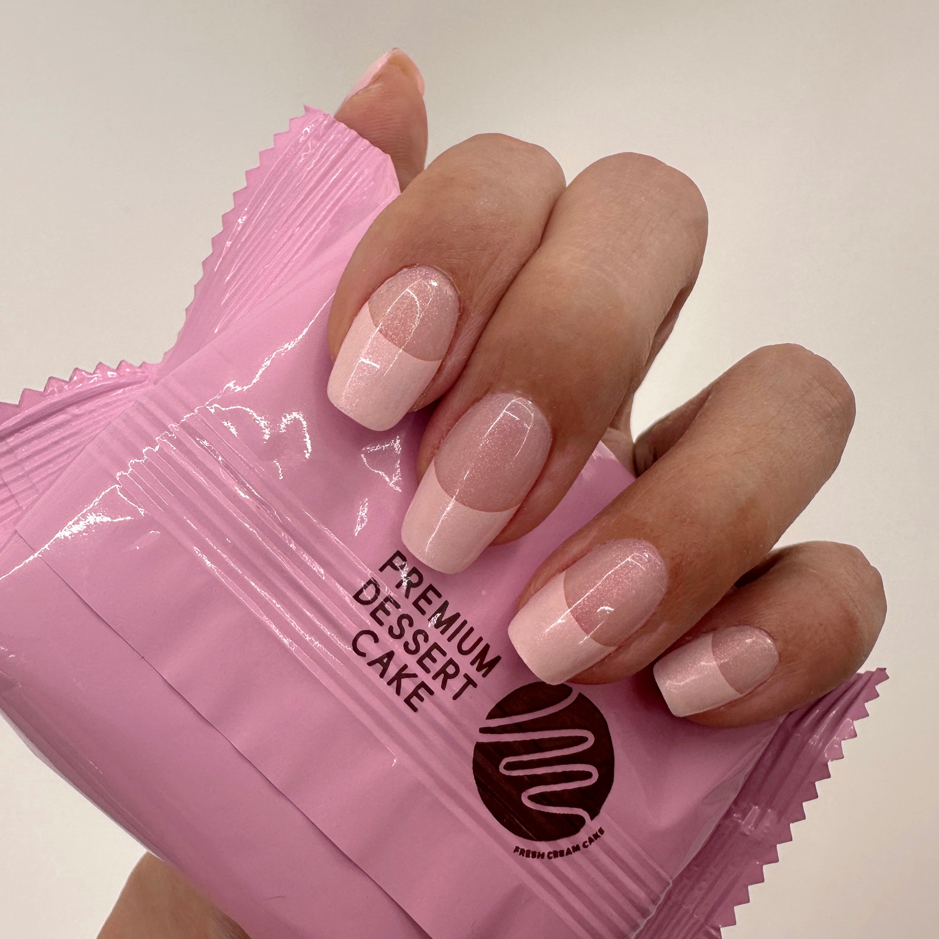 글로시 핑크 프렌치 Glossy Pink French