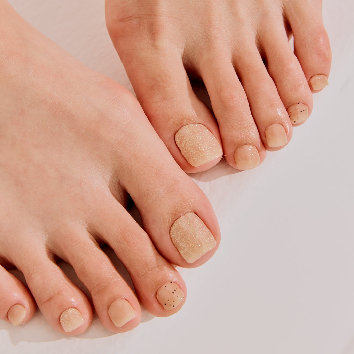 베이지코튼 페디큐어 Beige Cotton Pedicure